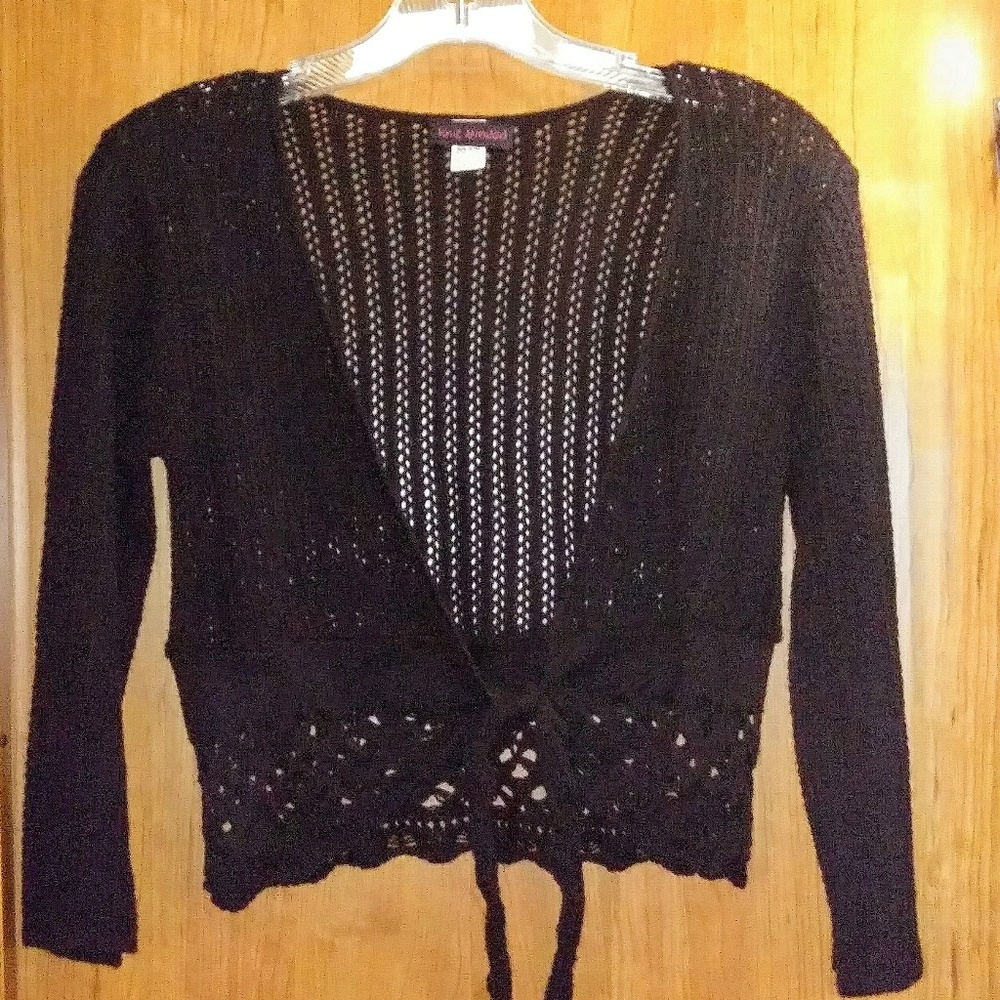 Knit wrap made by Knit Minded.